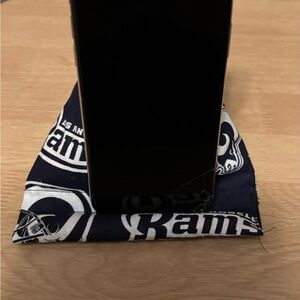 Los Angeles Rams Phone Holder Phone Pillow  Handmade